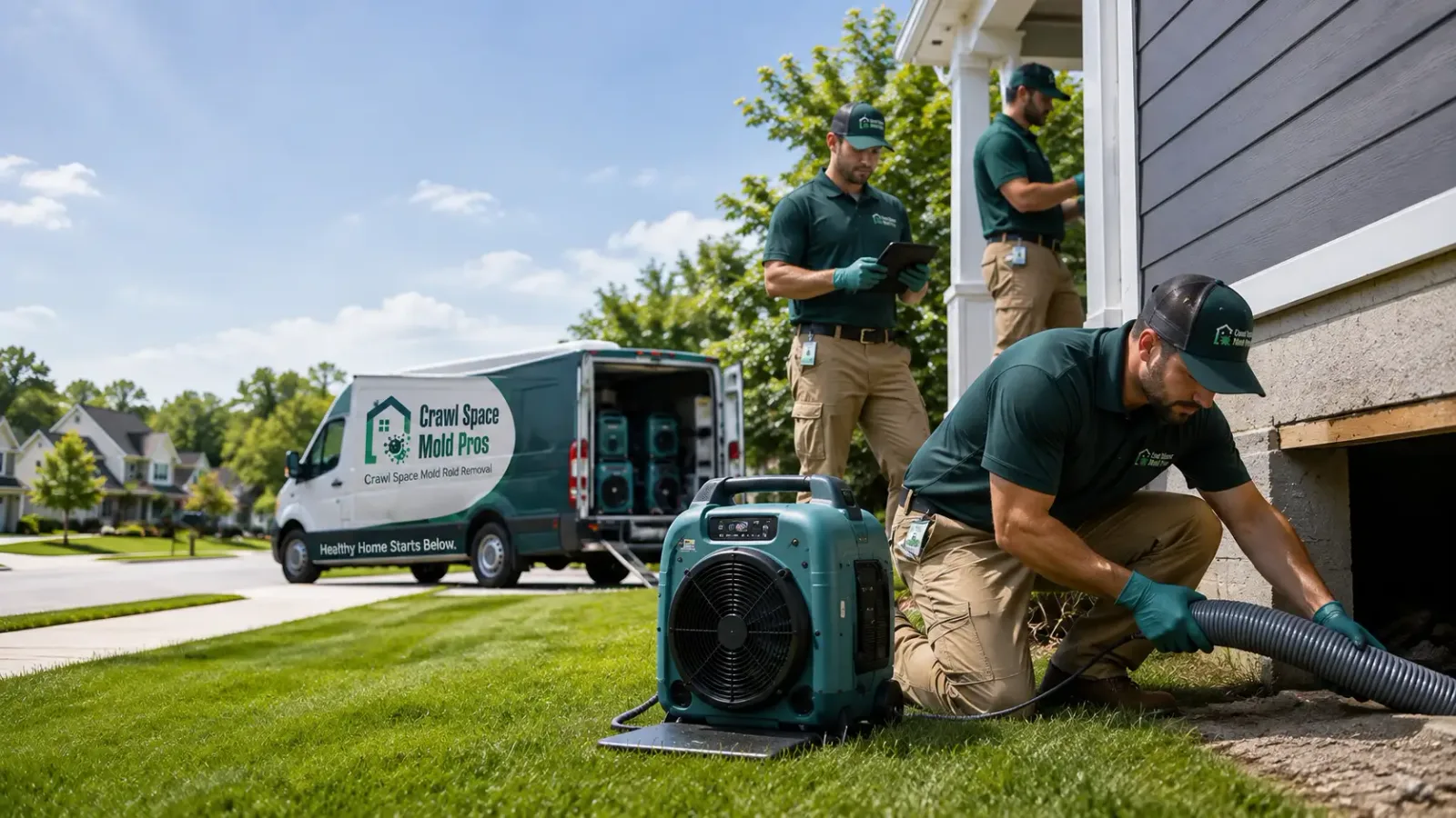 Crawl Space Mold Removal in Farina, IL